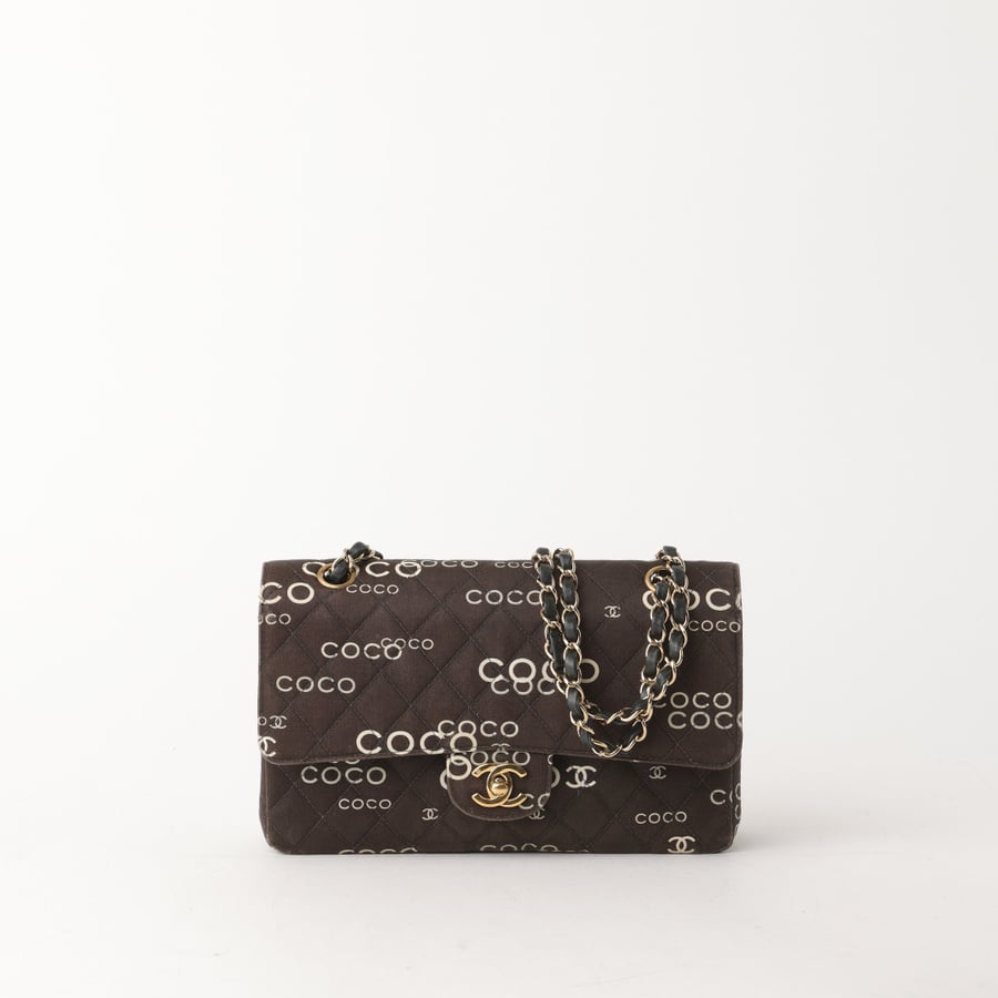 Vintage CHANEL Classic Coco Double Flap Bag - A Retro Tale