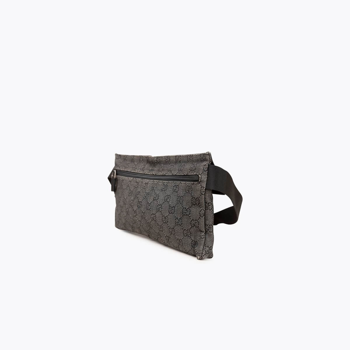 GUCCI GG Canvas Double Pocket Waist Bag A Retro Tale