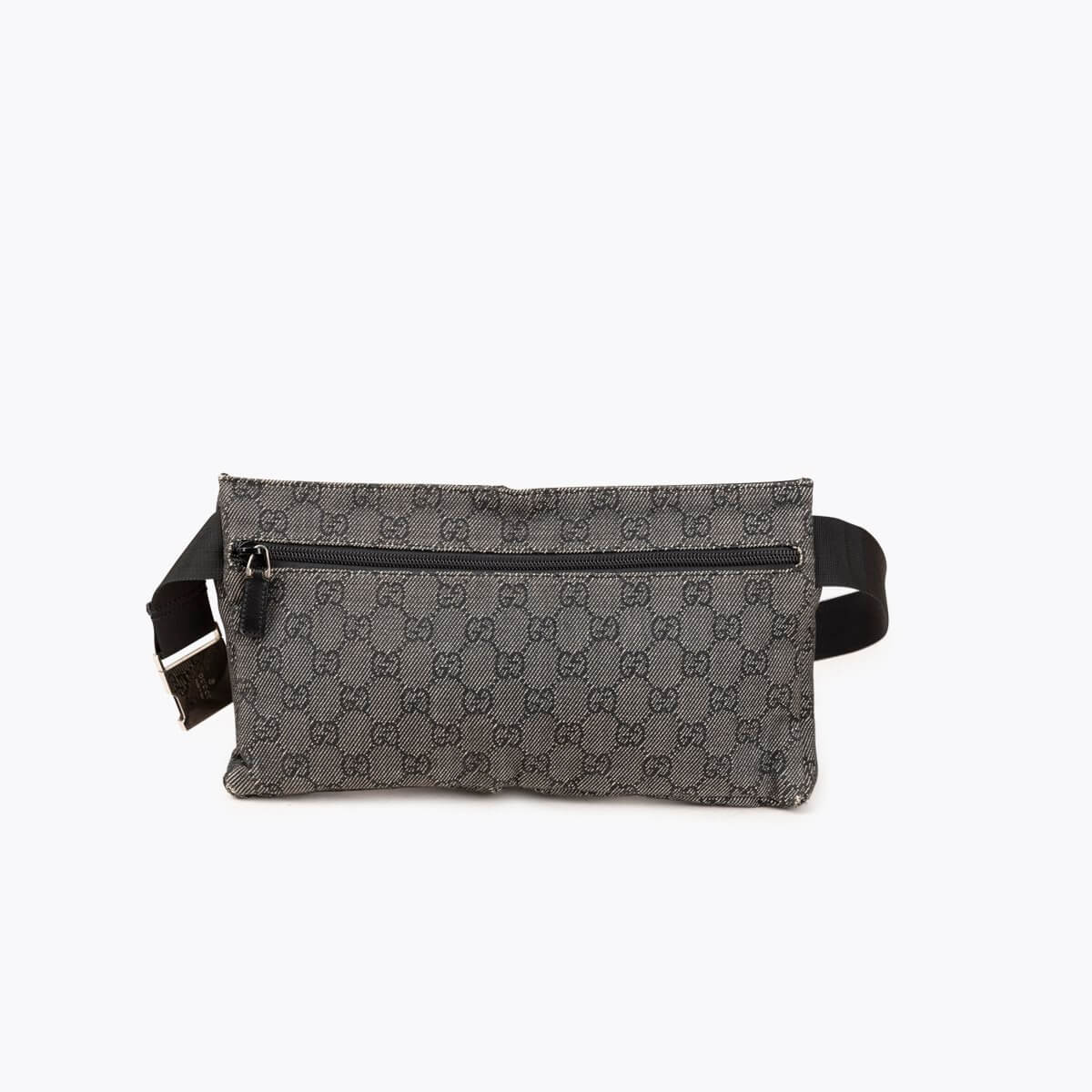 GUCCI GG Canvas Double Pocket Waist Bag A Retro Tale