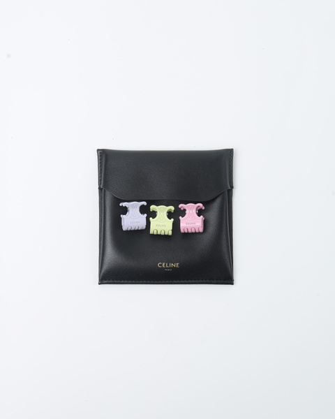 CELINE　ベア Vintage CELINE Triomphe Mini Hair Claws Set - A Retro Tale
