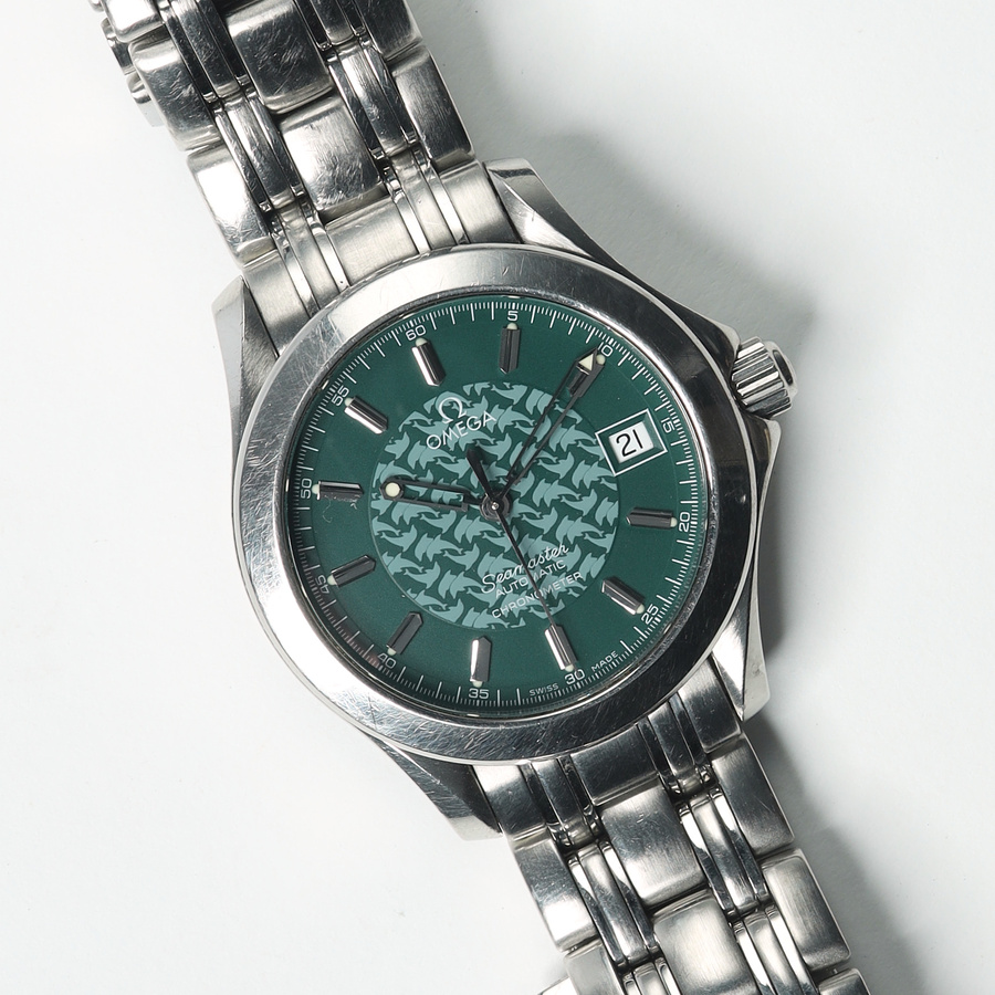 Vintage OMEGA Seamaster Jacques Mayol 36mm Full Set Watch - A