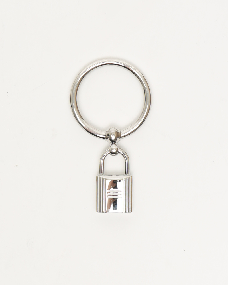 HERMES Charms Cadenas scarf ring Hermes Authentic Loop Charm