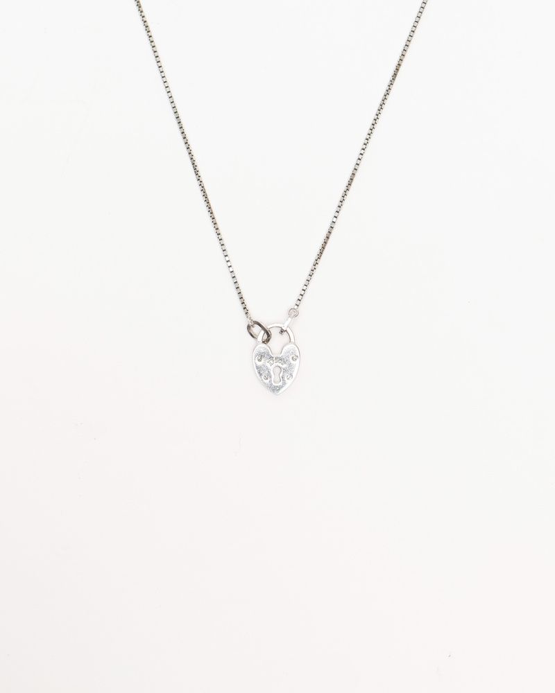 Vintage Christian Dior Vintage Heart Padlock Necklace A Retro Tale