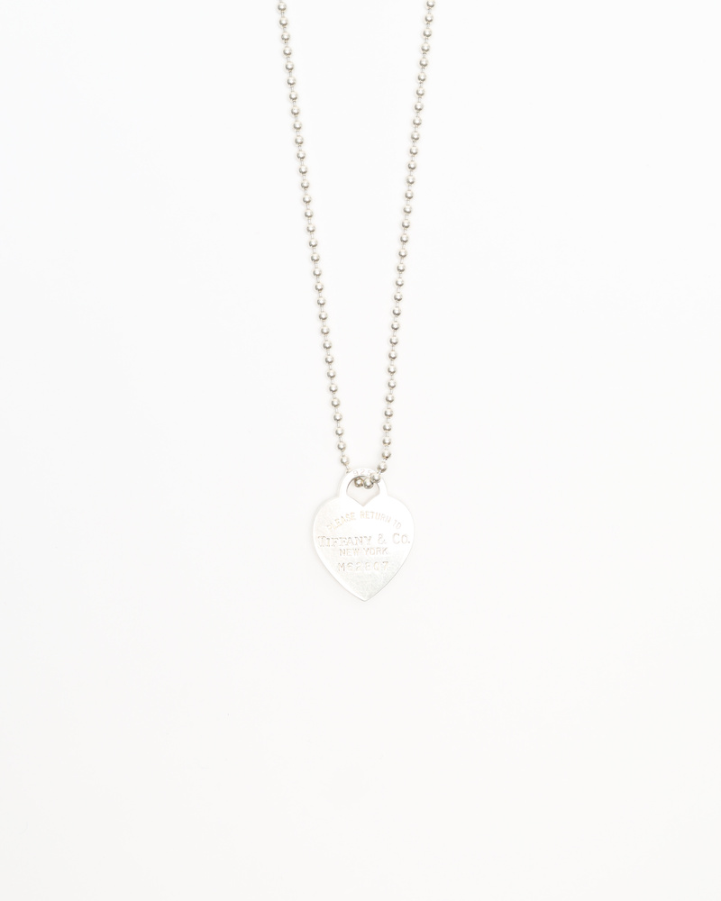Vintage Tiffany Co Return to Tiffany Heart Tag Necklace A