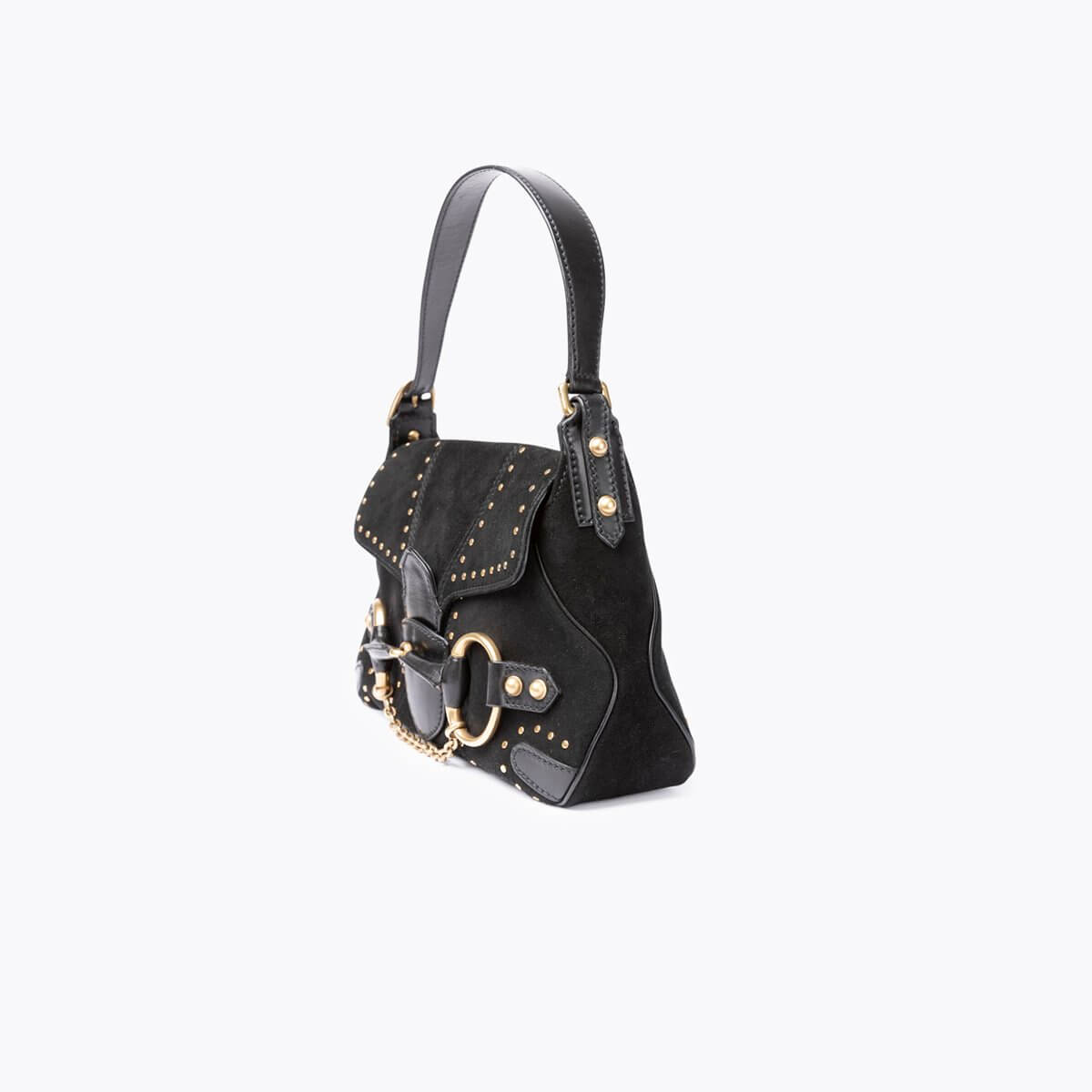 SLOWのHORSE PIT SHOULDER BAG M GUCCI Horsebit Shoulder Bag