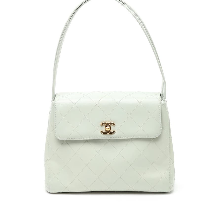 Vintage Chanel CC Quilted Shoulder Bag - A Retro Tale