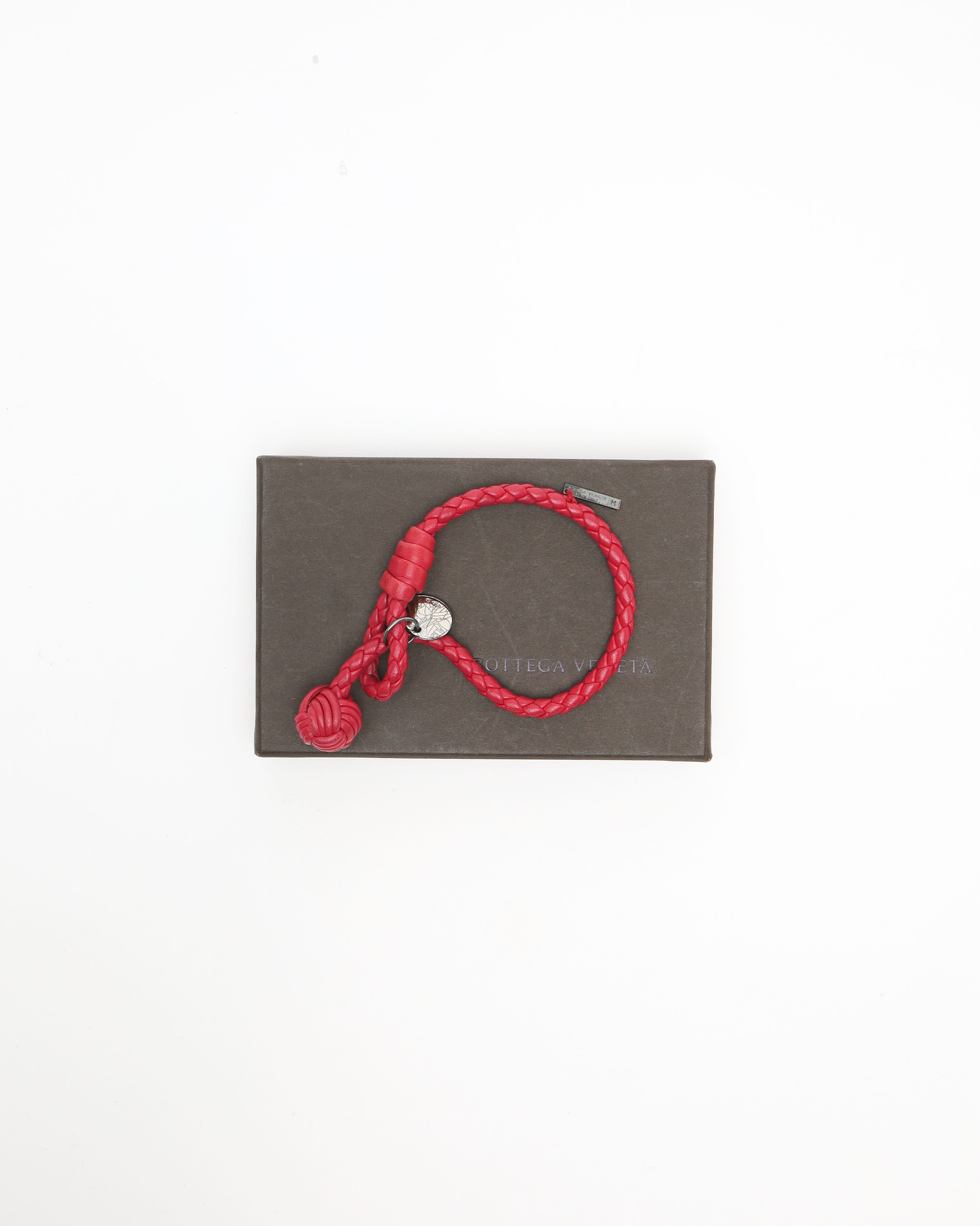 リ*店様 BOTTEGA VENETA Intrecciato Bracelet New Bottega Veneta Intrecciato Bracelet Leather Orange Men's