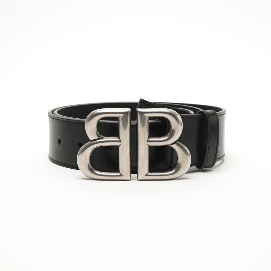 Vintage Balenciaga Gucci BB Leather Belt - A Retro Tale