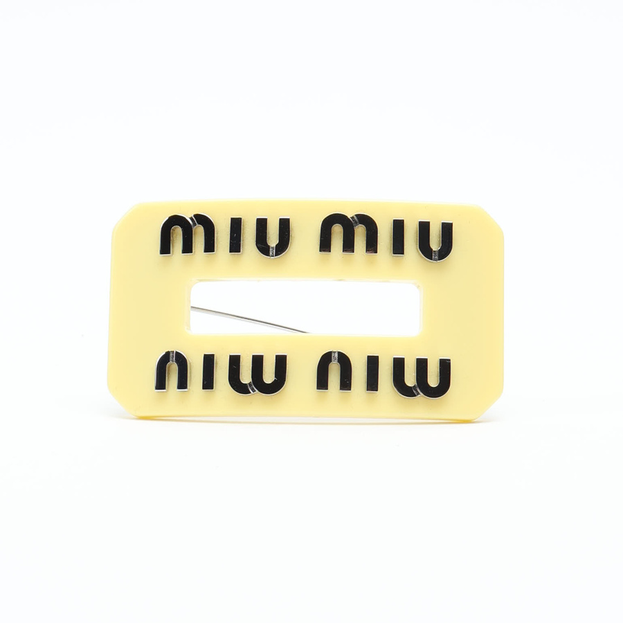Vintage MIU MIU Logo Hair Clip - A Retro Tale
