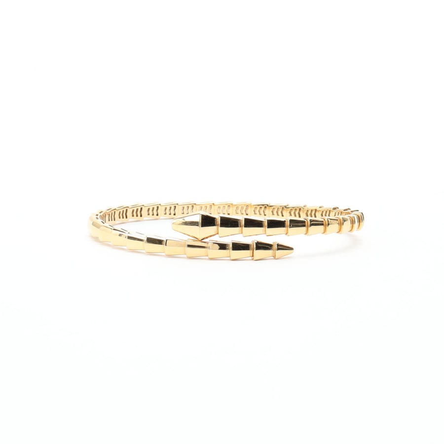Vintage Bvlgari Serpenti Viper 18kt Yellow Gold Bracelet - A Retro Tale