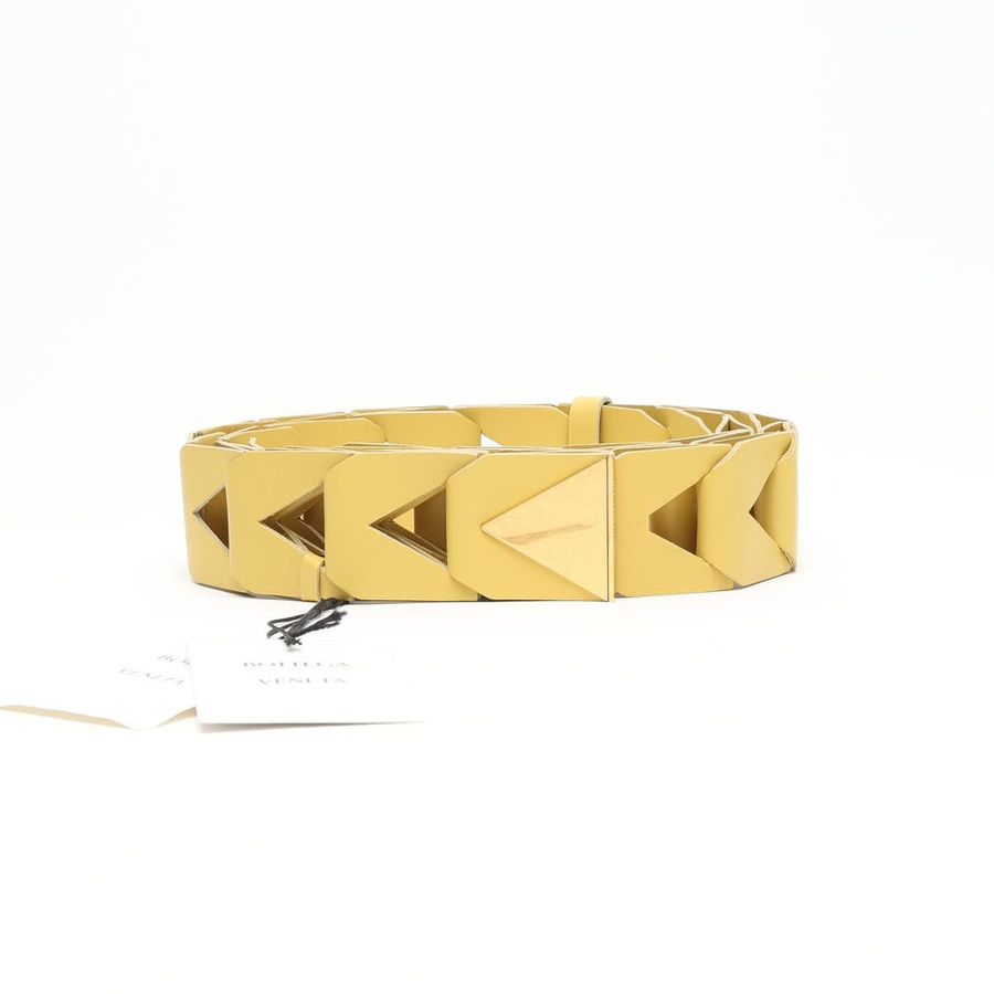 Bottega Veneta Blue Leather Regular Belt main image 1