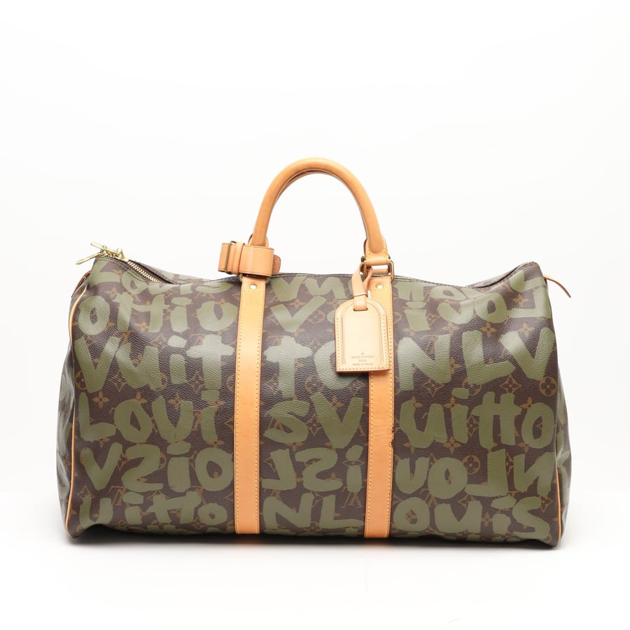 バッグ 80's vintage LOUIS VUITTON Keepall 50 Vintage Louis Vuitton Keepall 50 Graffiti Weekend Bag - A Retro Tale
