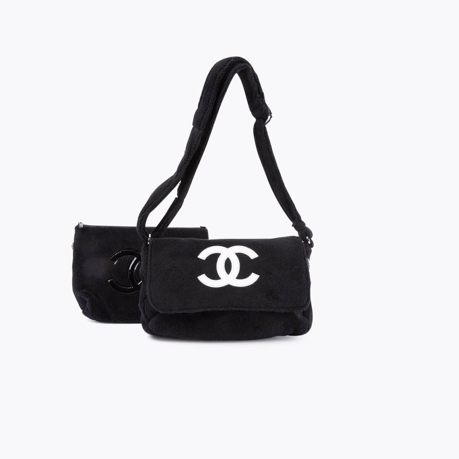 CHANEL ブラック ショルダーバッグ Precision CHANEL Precision Bag