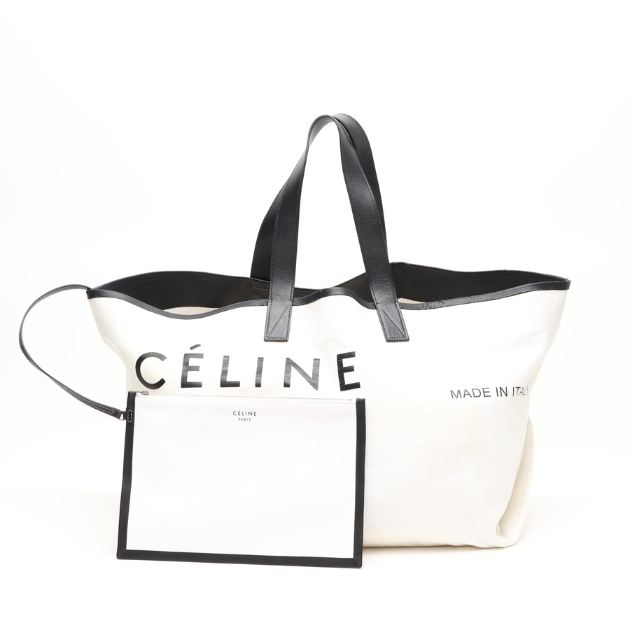 Vintage Céline Canvas Tote Bag - A Retro Tale