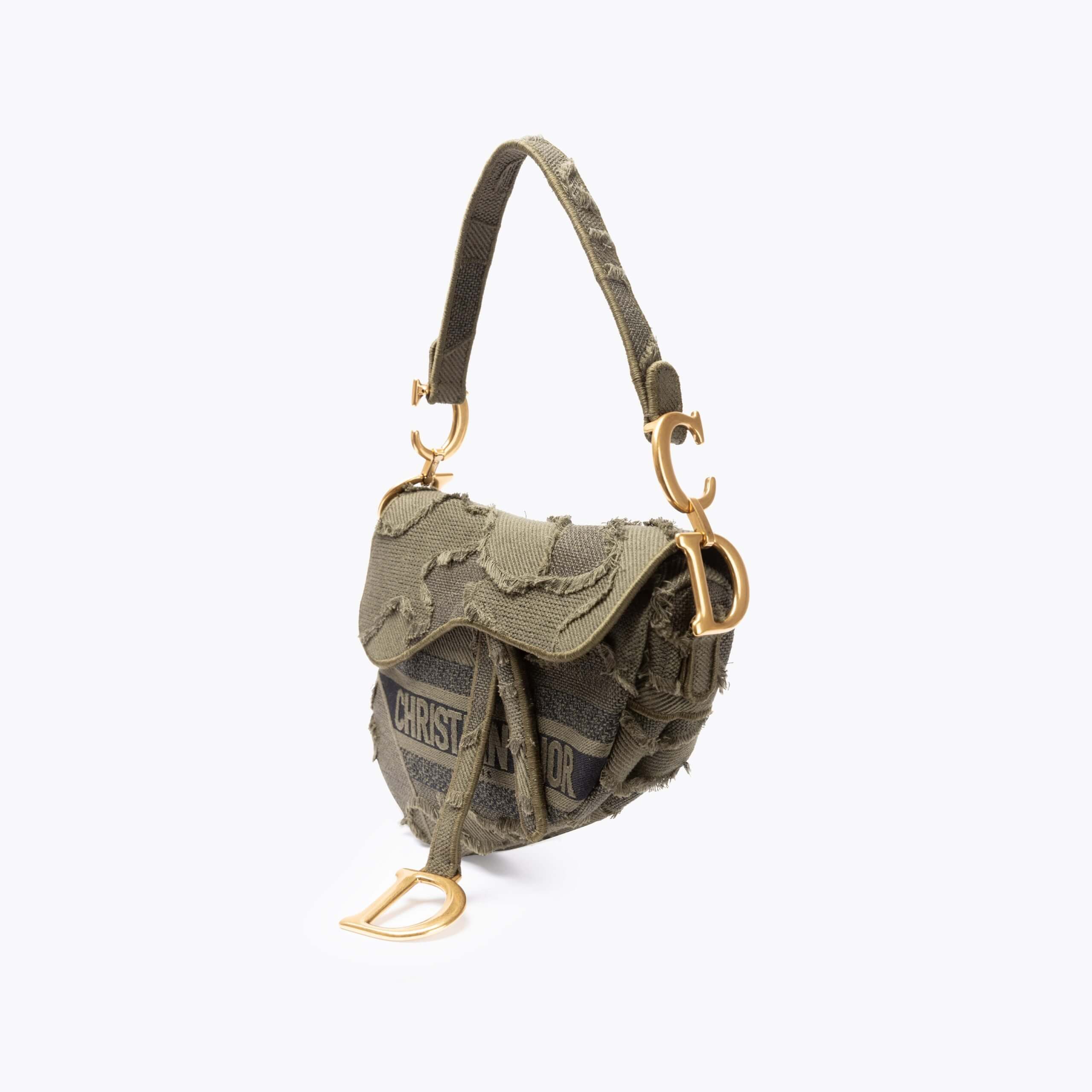 CHRISTIAN DIOR Camouflage Saddle Bag A Retro Tale