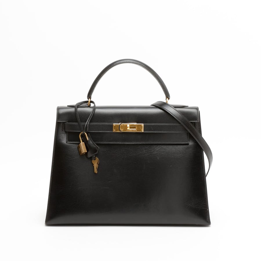 Vintage Hermès Kelly Sellier 32 Box Bag - A Retro Tale