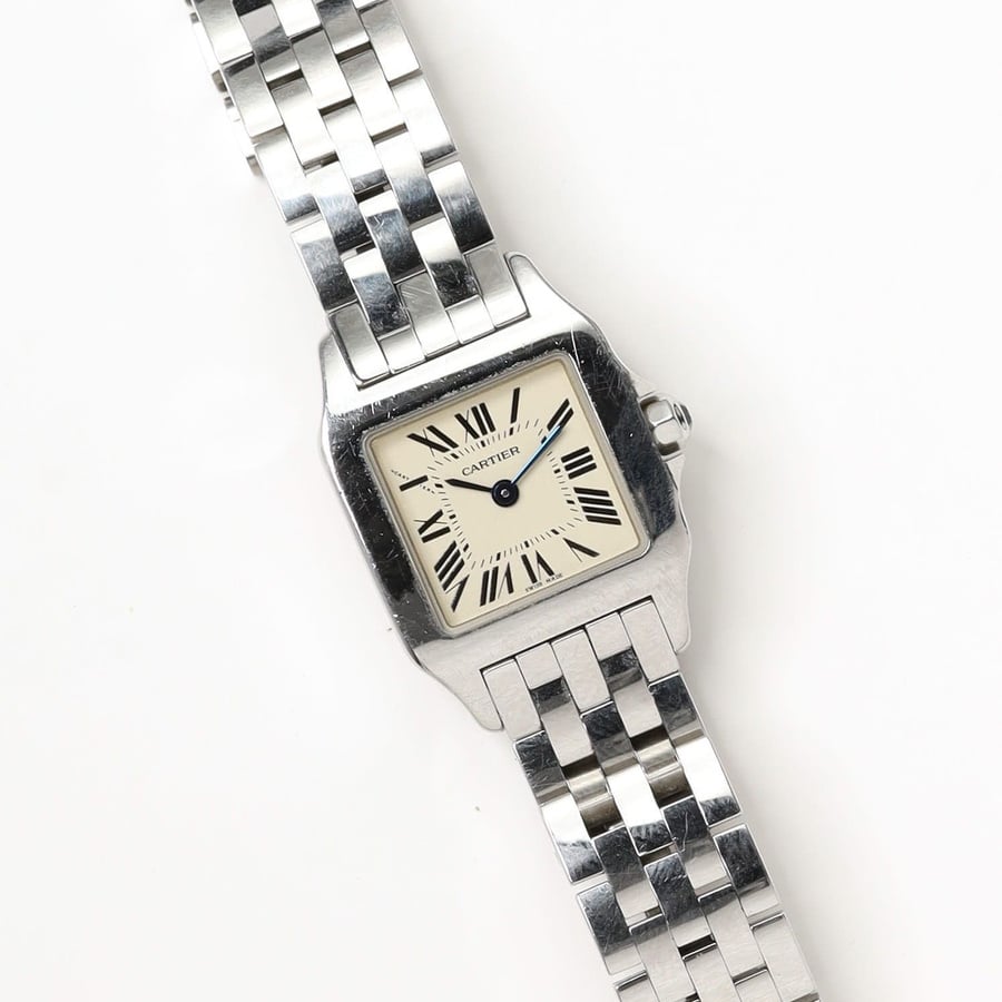 Vintage Cartier Santos Demoiselle 20mm Ref 2698 Full Set Watch - A