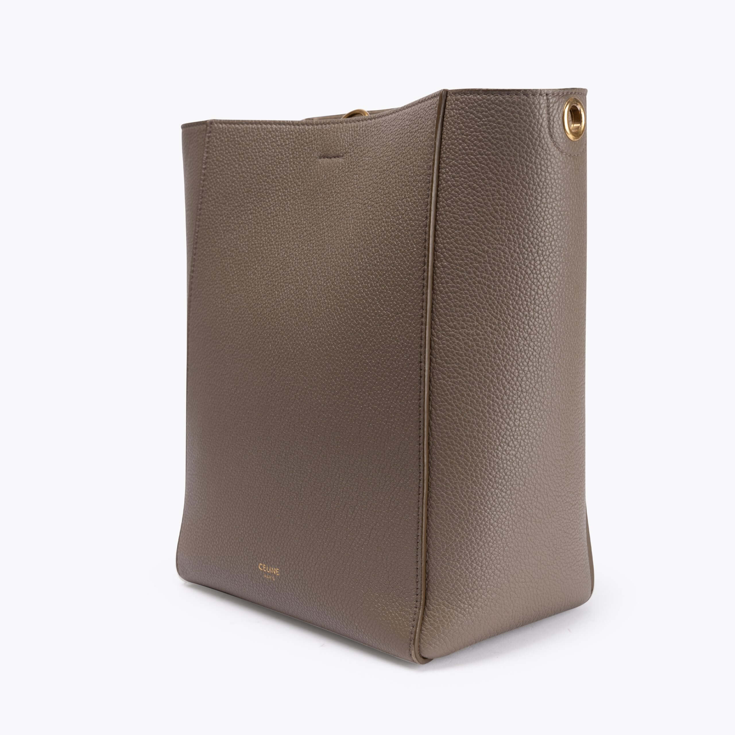 SANGLE SEAU BUCKET 24 BAG BLACK CALFSKIN