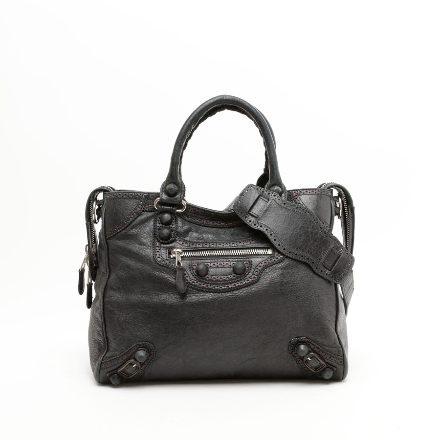 Vintage Balenciaga Velo Giant Covered Brogues Bag - A Retro Tale