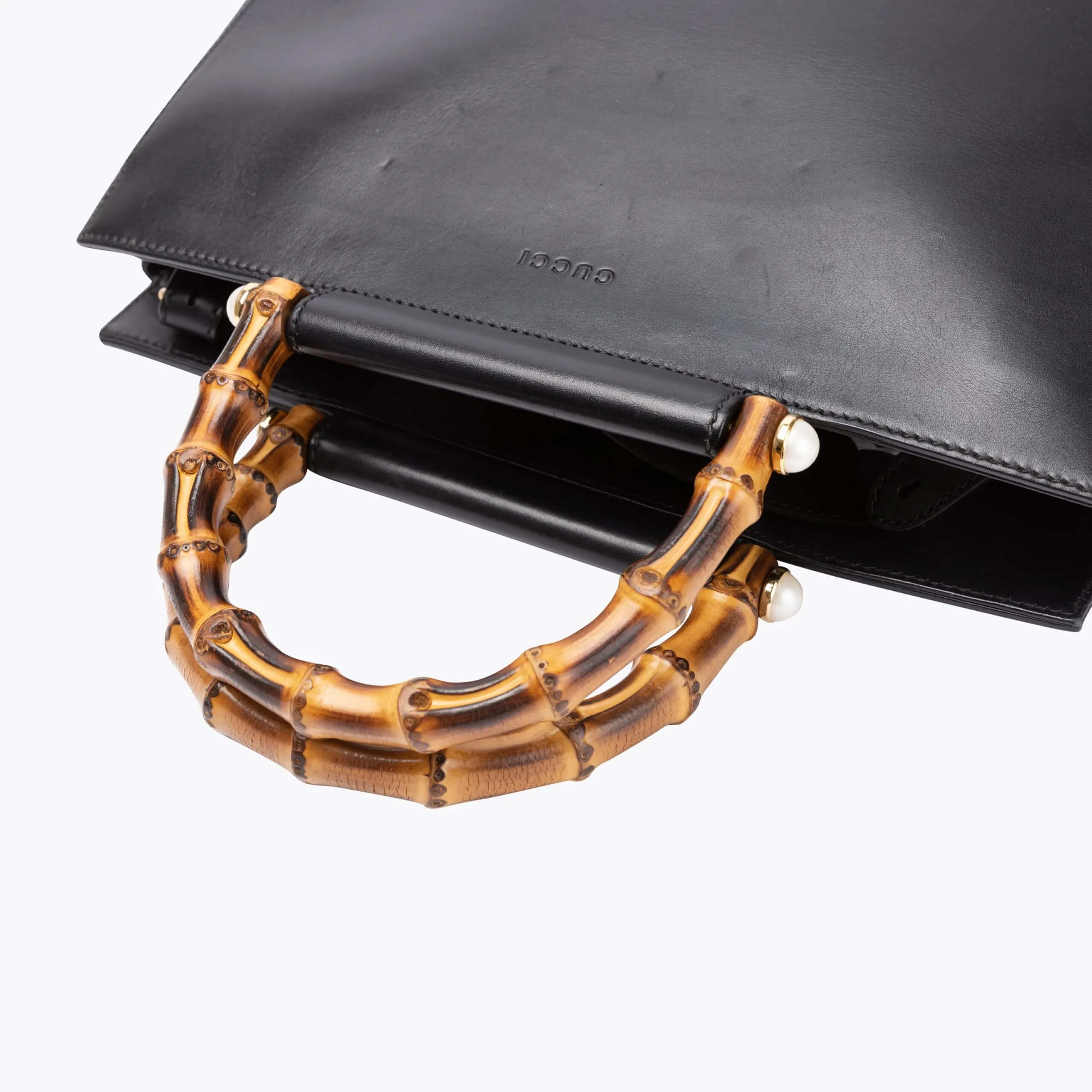 GUCCI Medium Nymphaea Bamboo Bag A Retro Tale