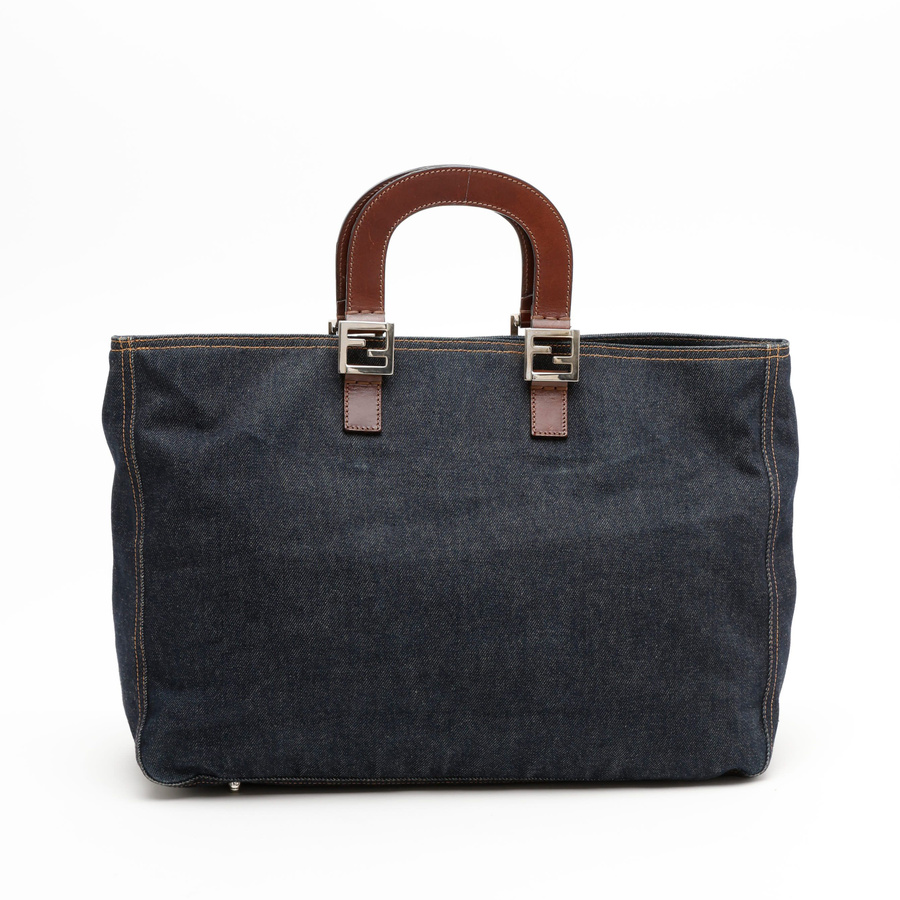 Vintage Fendi Denim Tote Bag - A Retro Tale