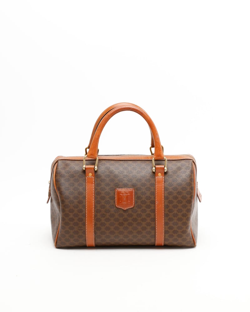 Vintage Céline Macadam Boston Bag - A Retro Tale