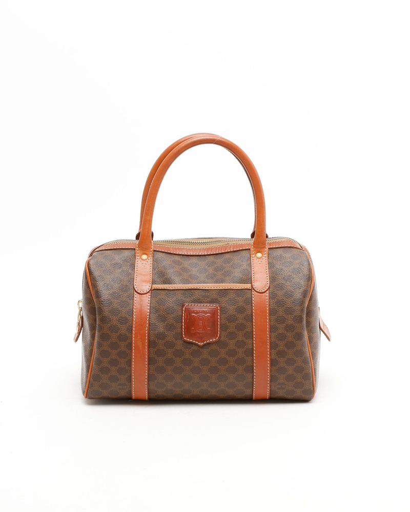 Vintage Céline Macadam Boston Bag - A Retro Tale