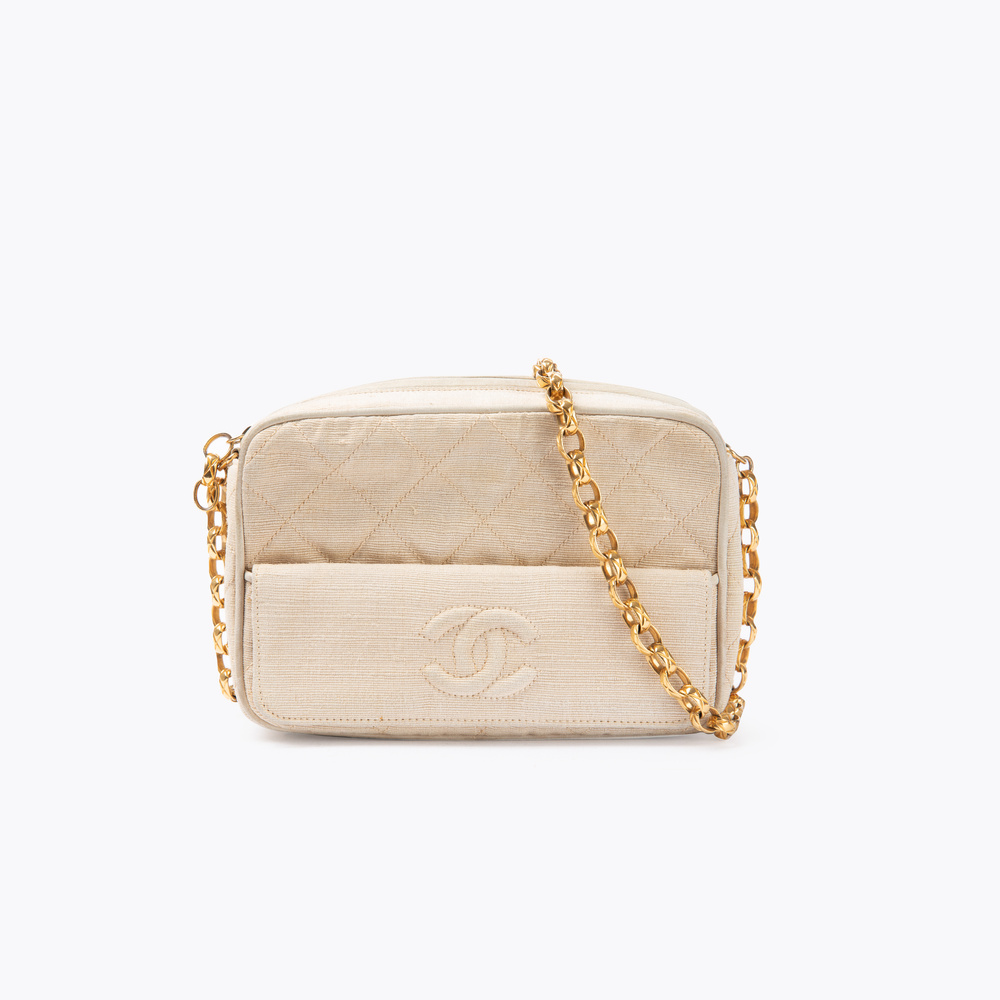 CHANEL Quilted Camera Crossbody Bag A Retro Tale