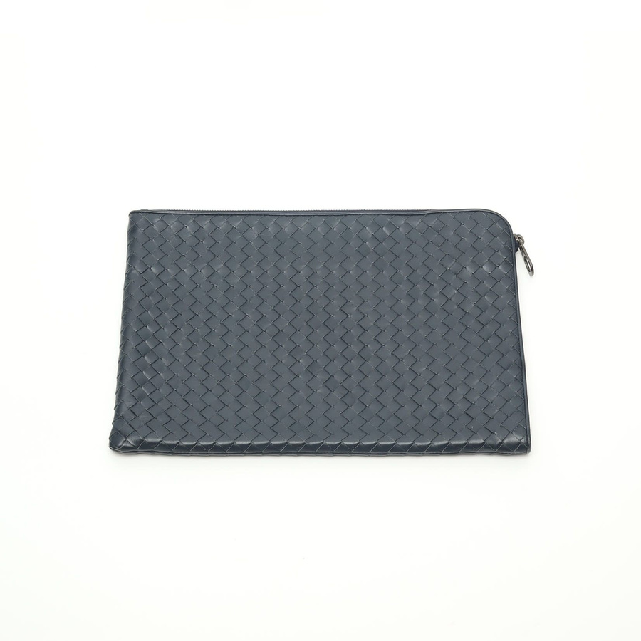 Vintage Bottega Veneta Intrecciato Leather Laptop Case 15-Inch