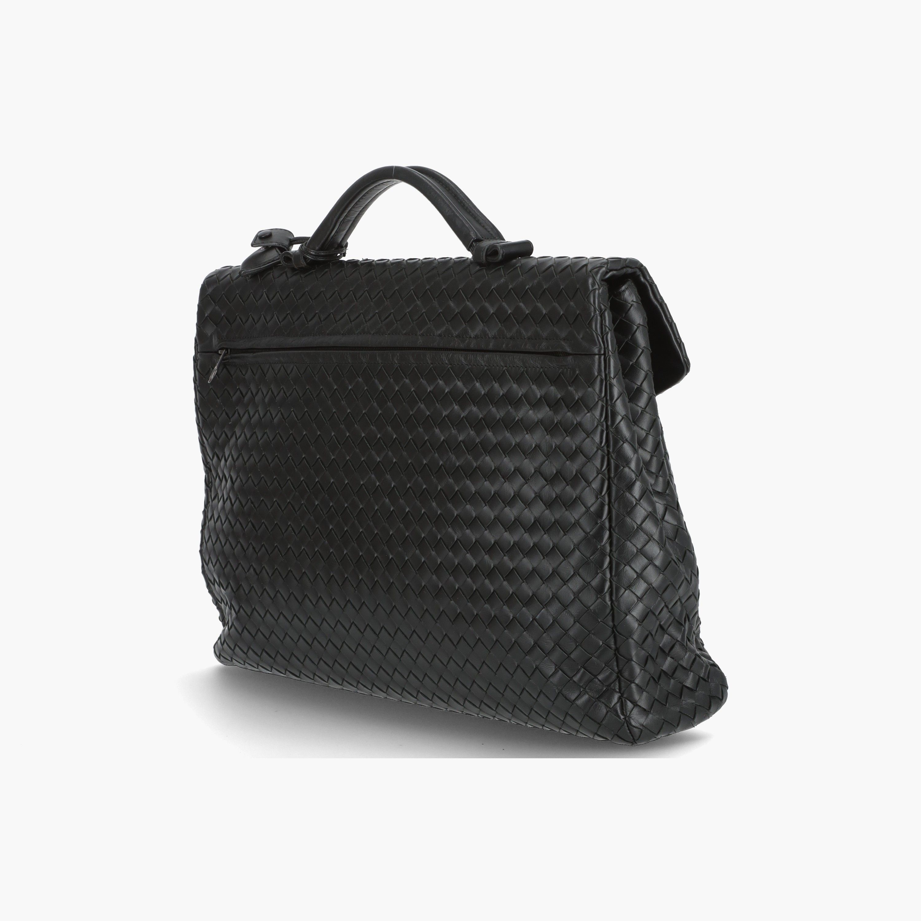 BOTTEGA VENETA Vintage Intrecciato Briefcase - A Retro Tale