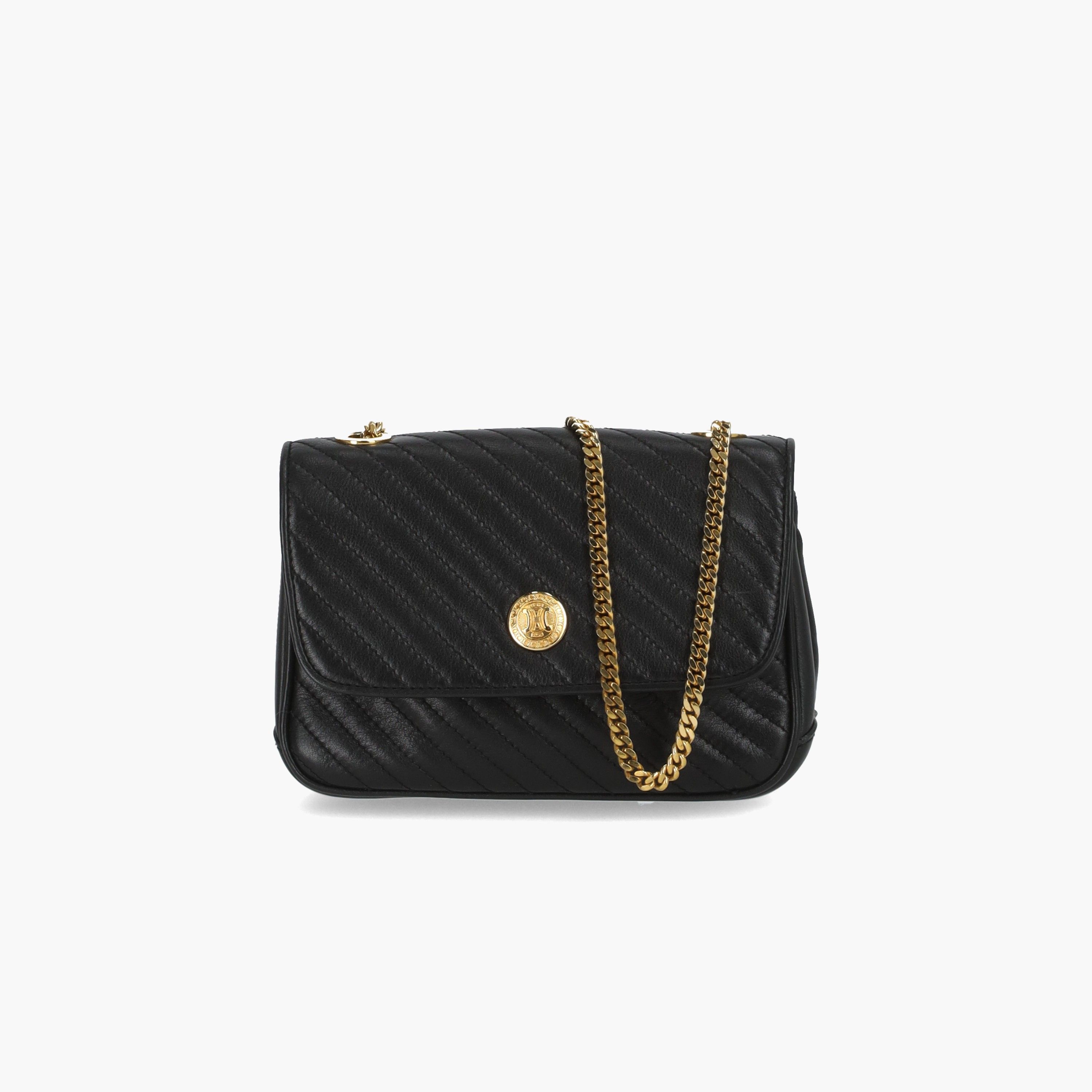 CELINE Vintage Leather Crossbody Flap Bag A Retro Tale