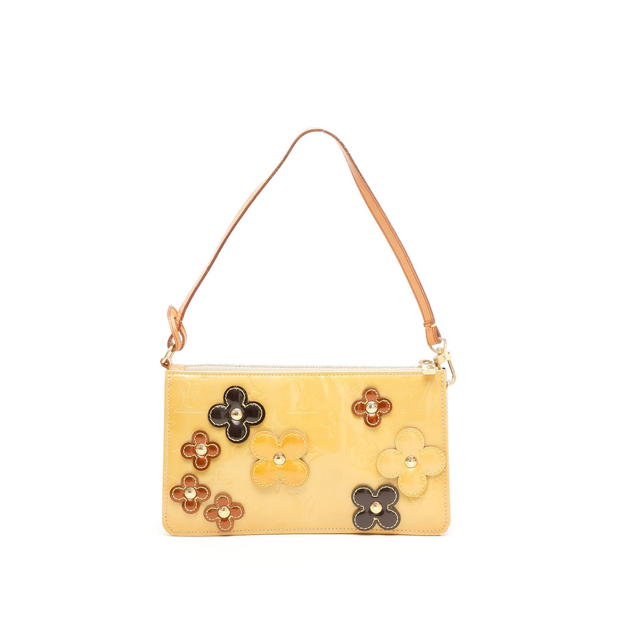 Vintage Louis Vuitton Vernis Lexington Fleurs Pochette Bag  display picture 1