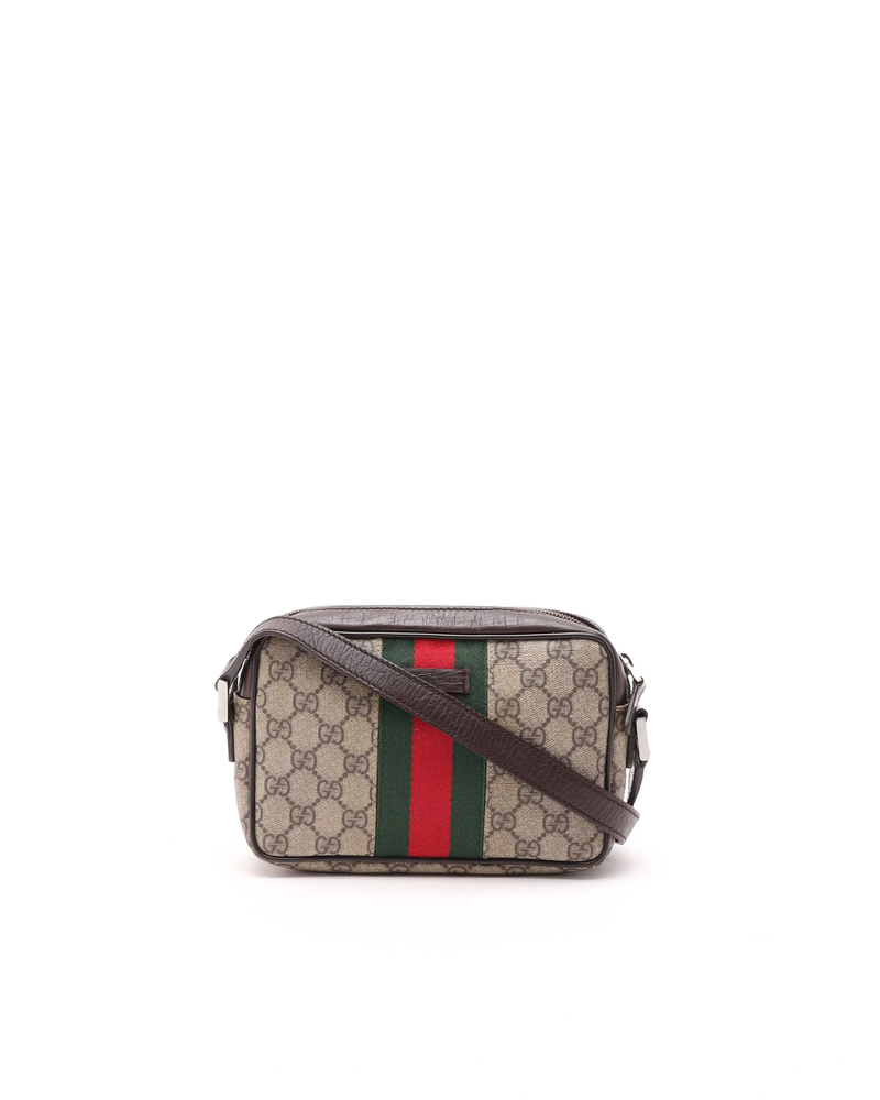 GUCCI GGスプリーム ショルダーバッグ Vintage Gucci GG Supreme Crossbody Bag - WZ621923