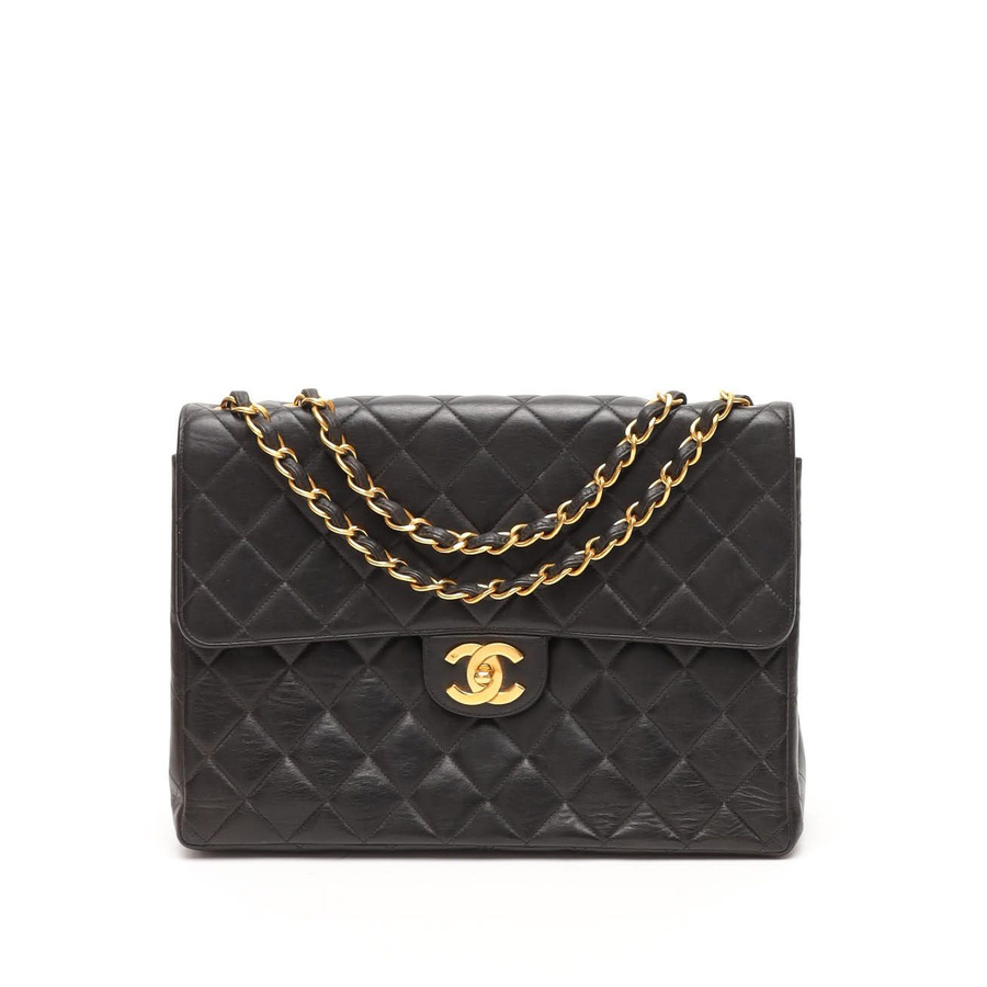 CHANEL ブラックファブリックバッグ 47776_e4a9a61b8f_file-square.jpg
