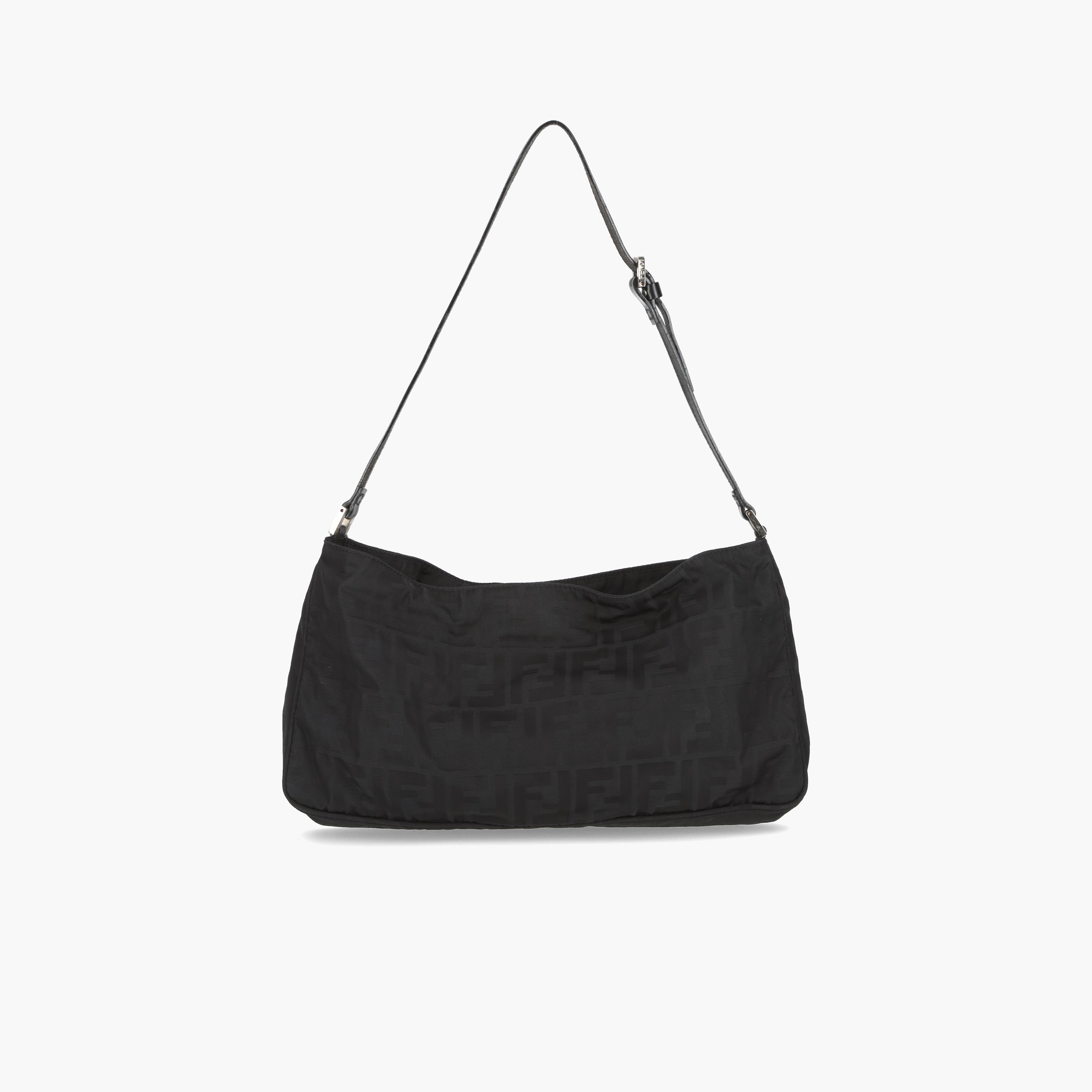 FENDI Vintage Nylon Zucca Shoulder Bag A Retro Tale