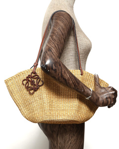 Vintage Loewe Small Shell Basket Shoulder Bag - WZ680771
