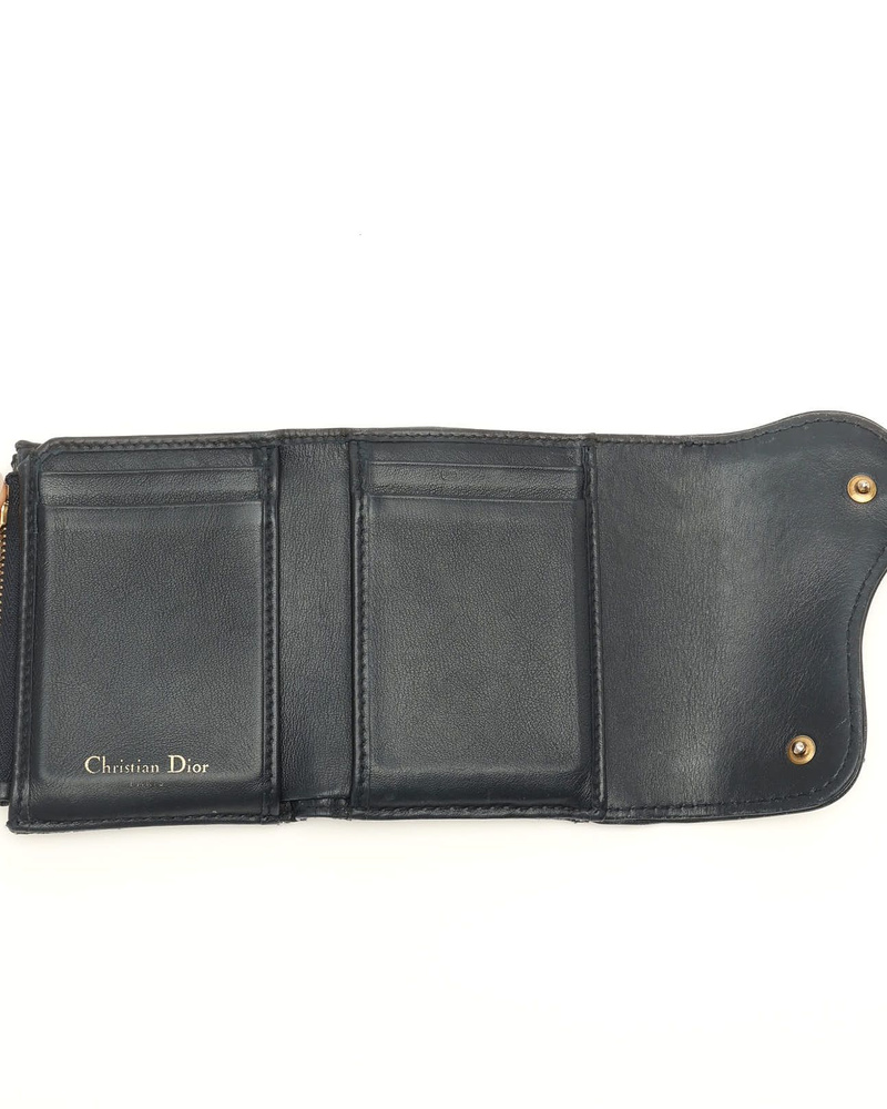 Vintage Christian Dior Oblique Saddle Compact Wallet - WZ673881