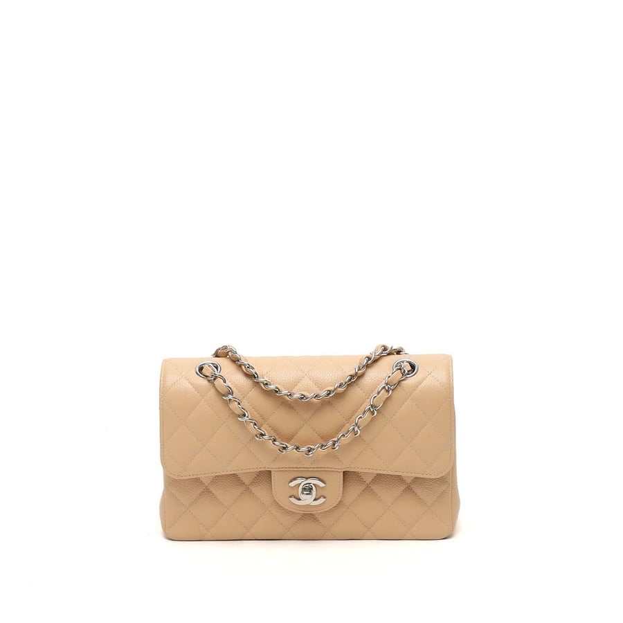 Vintage Chanel Classic Caviar Small Double Flap Bag - SB00249A