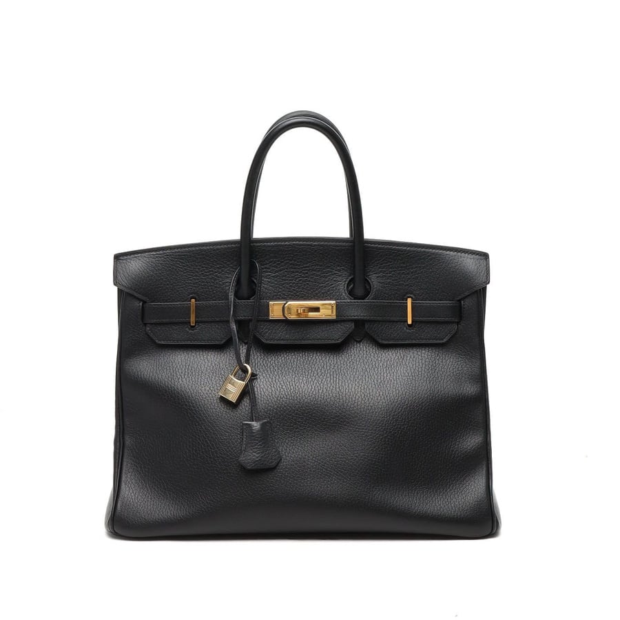 Vintage Hermès Birkin 35 Ardennes Bag - WZ688483