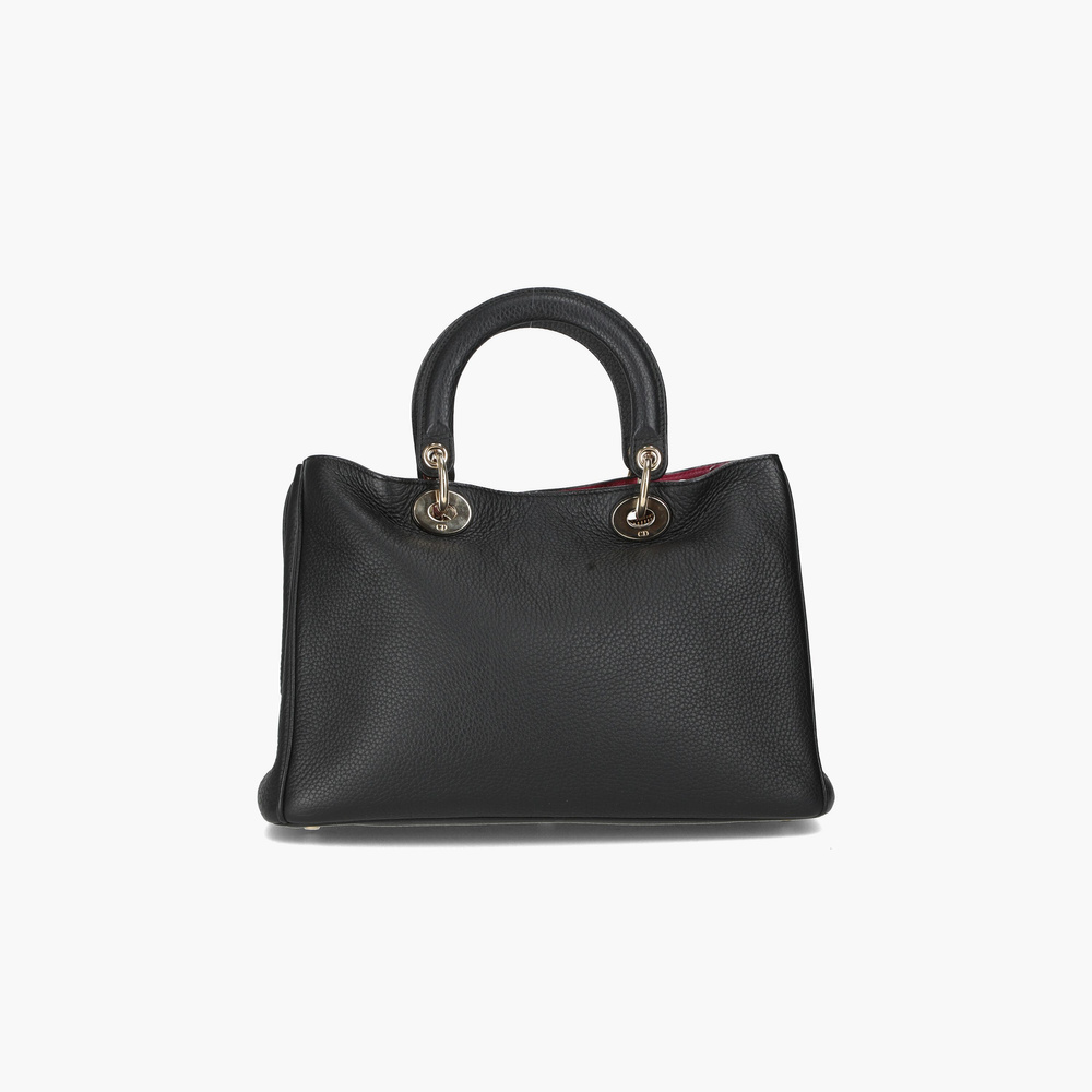 Christian dior black leather handbag store