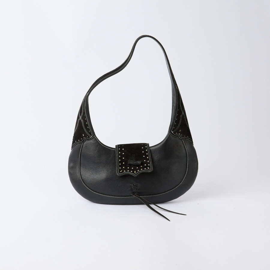 LOE LUNA HOBO 20 BAG IN GREEN MINT CALFSKIN