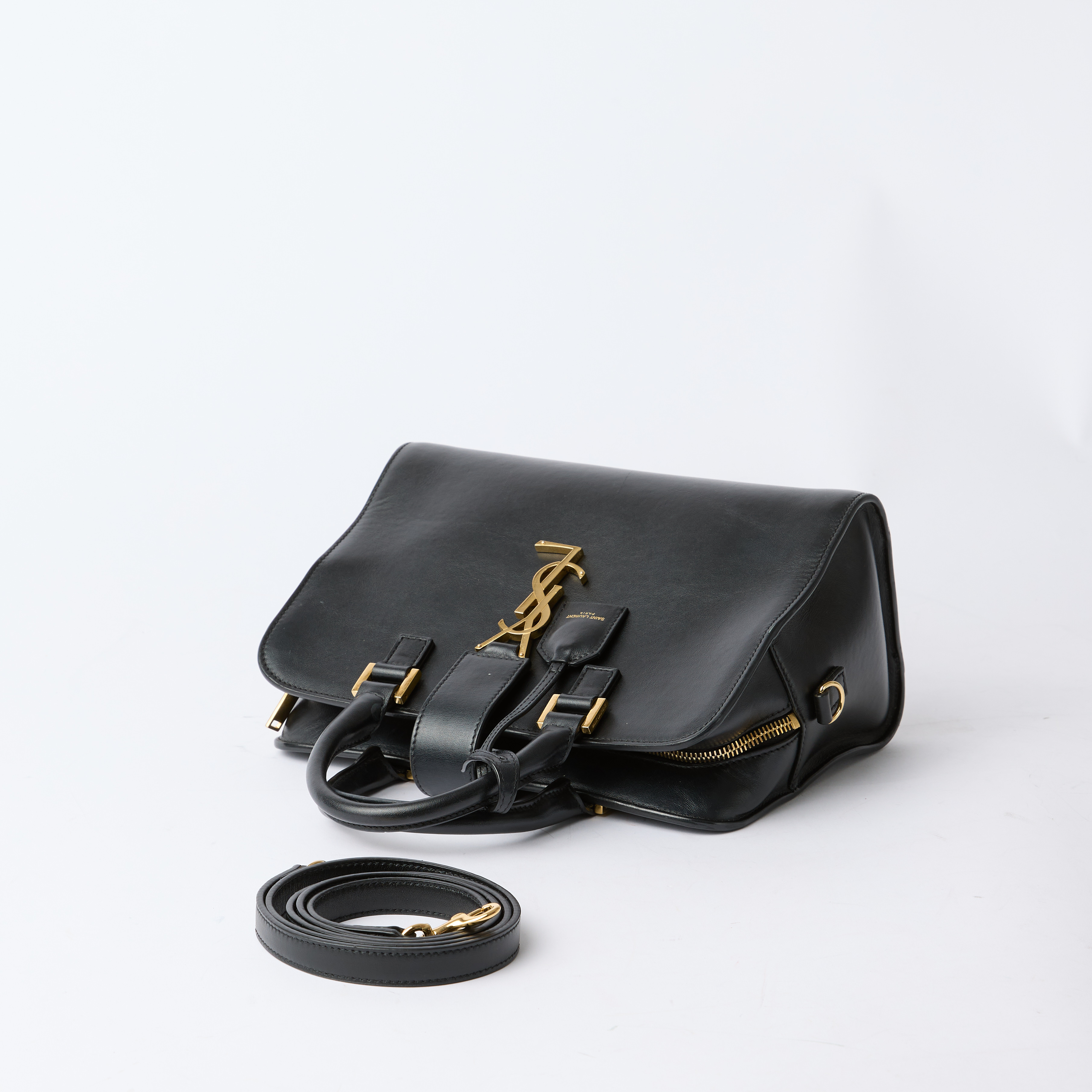 Saint laurent monogram sales cabas leather baby