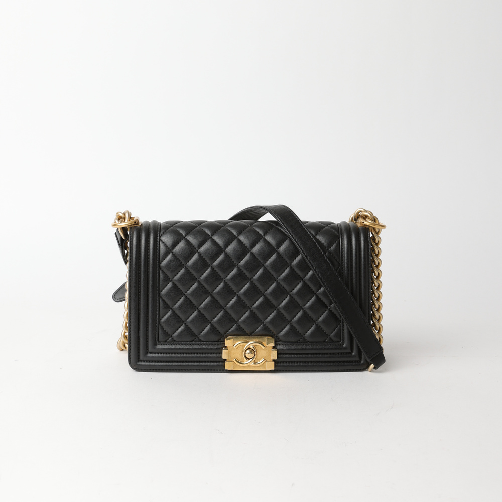 CHANEL Vintage Boy Chain Shoulder Bag A Retro Tale