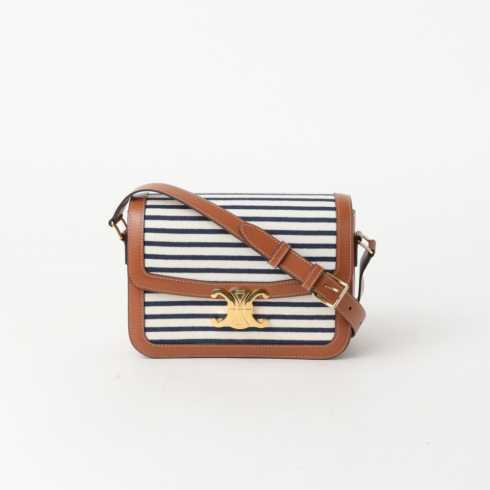 CELINE Vintage Classic Triomphe Shoulder Bag A Retro Tale