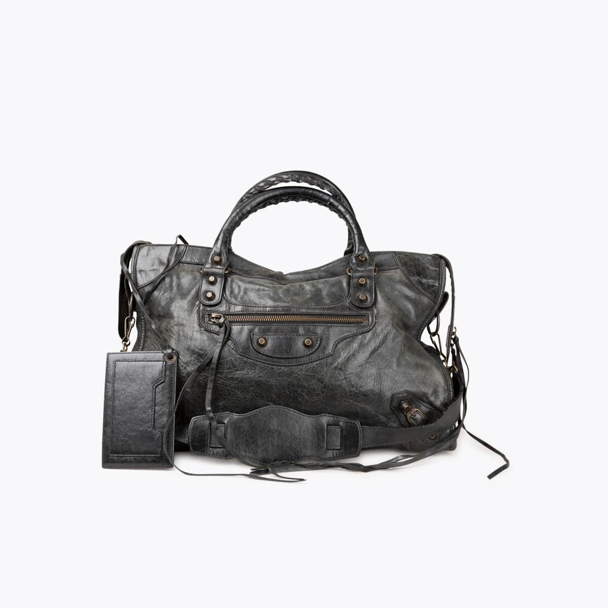 BALENCIAGA Motocross Classic City Shoulder Bag