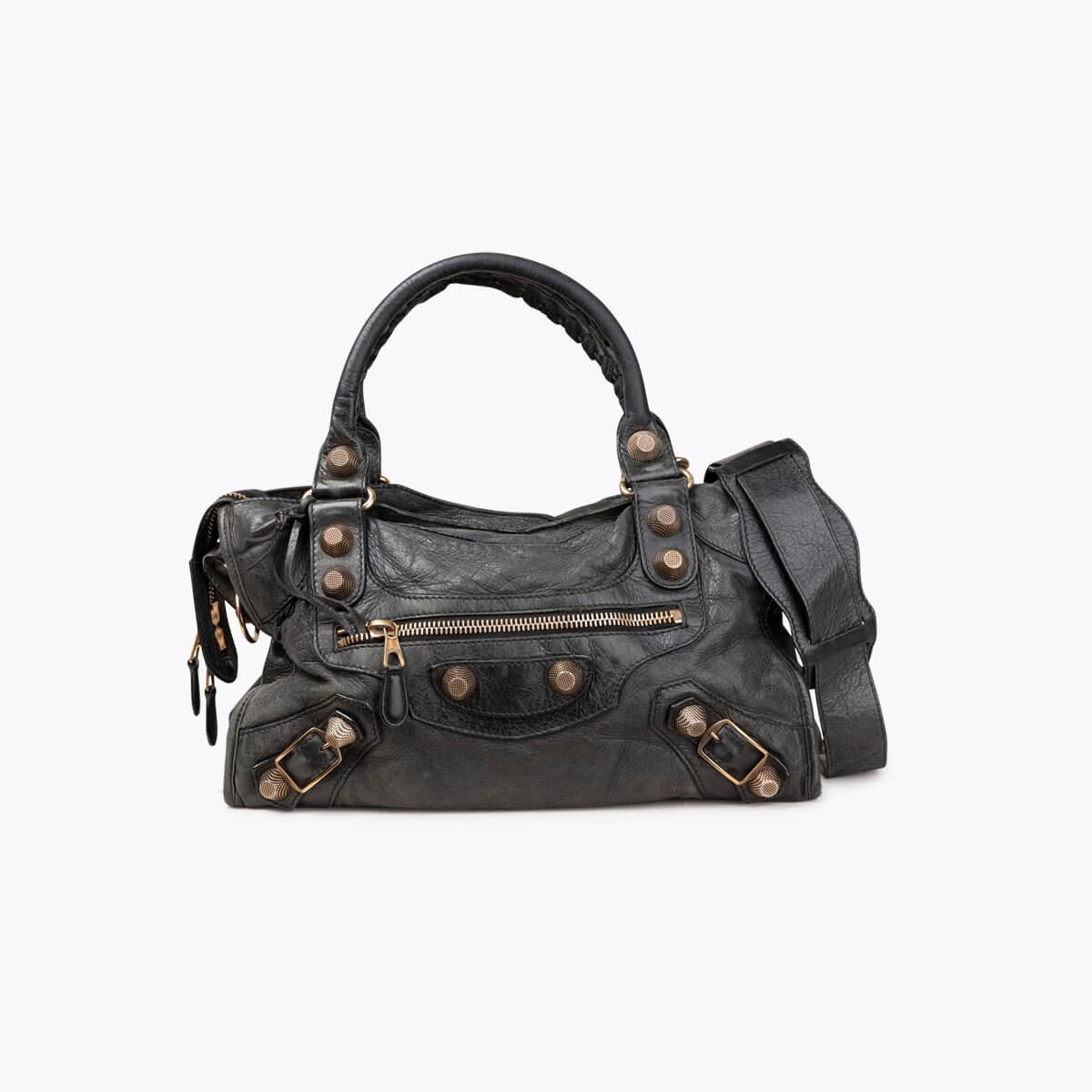 BALENCIAGA Motocross Classic City Shoulder Bag