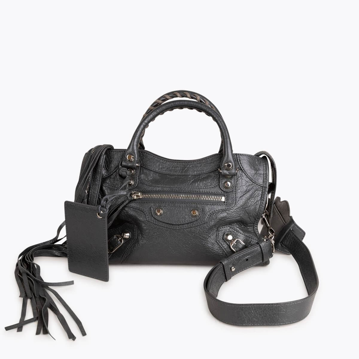 BALENCIAGA Motocross Classic Mini City Bag