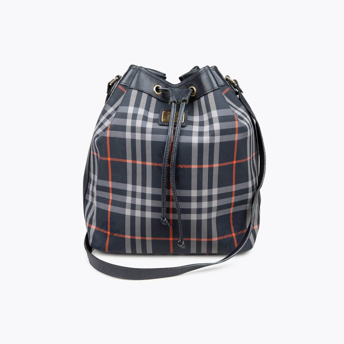 BURBERRY London Horseferry Check Bucket Bag