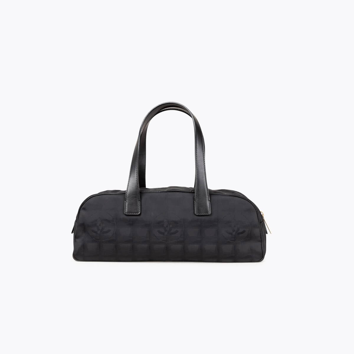 CHANEL New Travel Line Nylon Bowler Bag