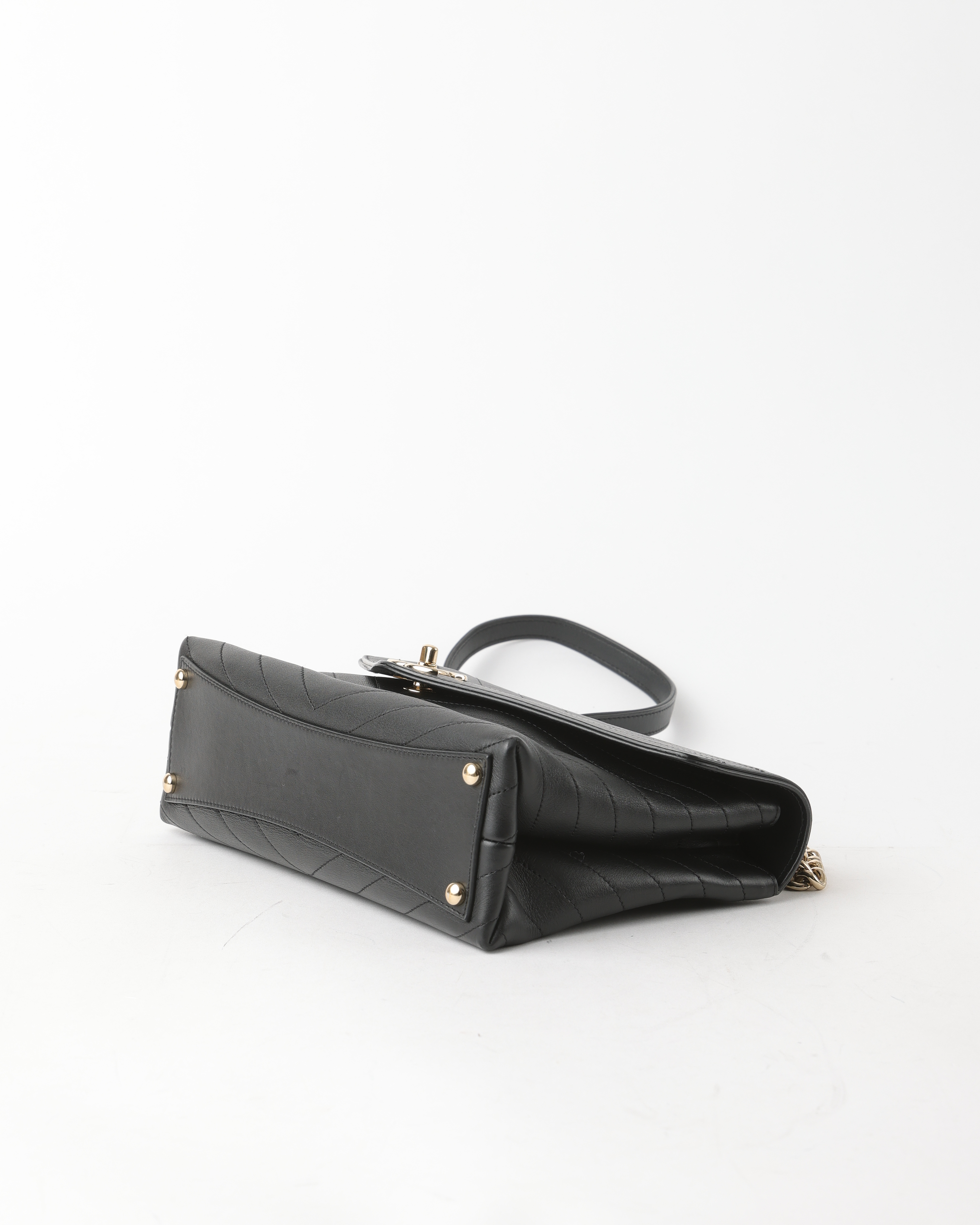 Pre-owned Chanel Chevron Single Flap Bag